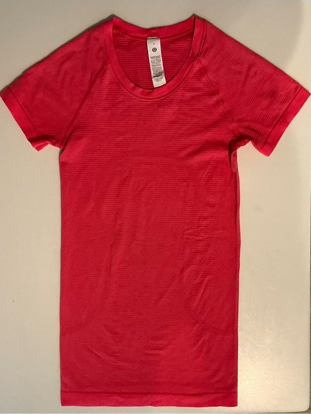 Lululemon Pink Swiftly Tech Short-Sleeve Shirt 2.0 Hip Length